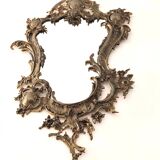 French bronze cornucopia mirror, first half of the 20th century.
