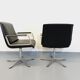 Pair of vintage office armchairs from the 60s and 70s by Wilkhahn