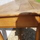 Table ferme en merisier