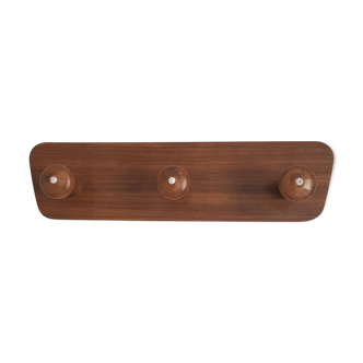 Vintage wall coat rack in formica