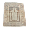 Ancient Turkish prayer rug ghyordes 122x145 cm