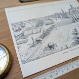 Printed in 1890, Bordeaux, Quai de la Bourse.