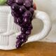 Vintage fruit majolica teapot