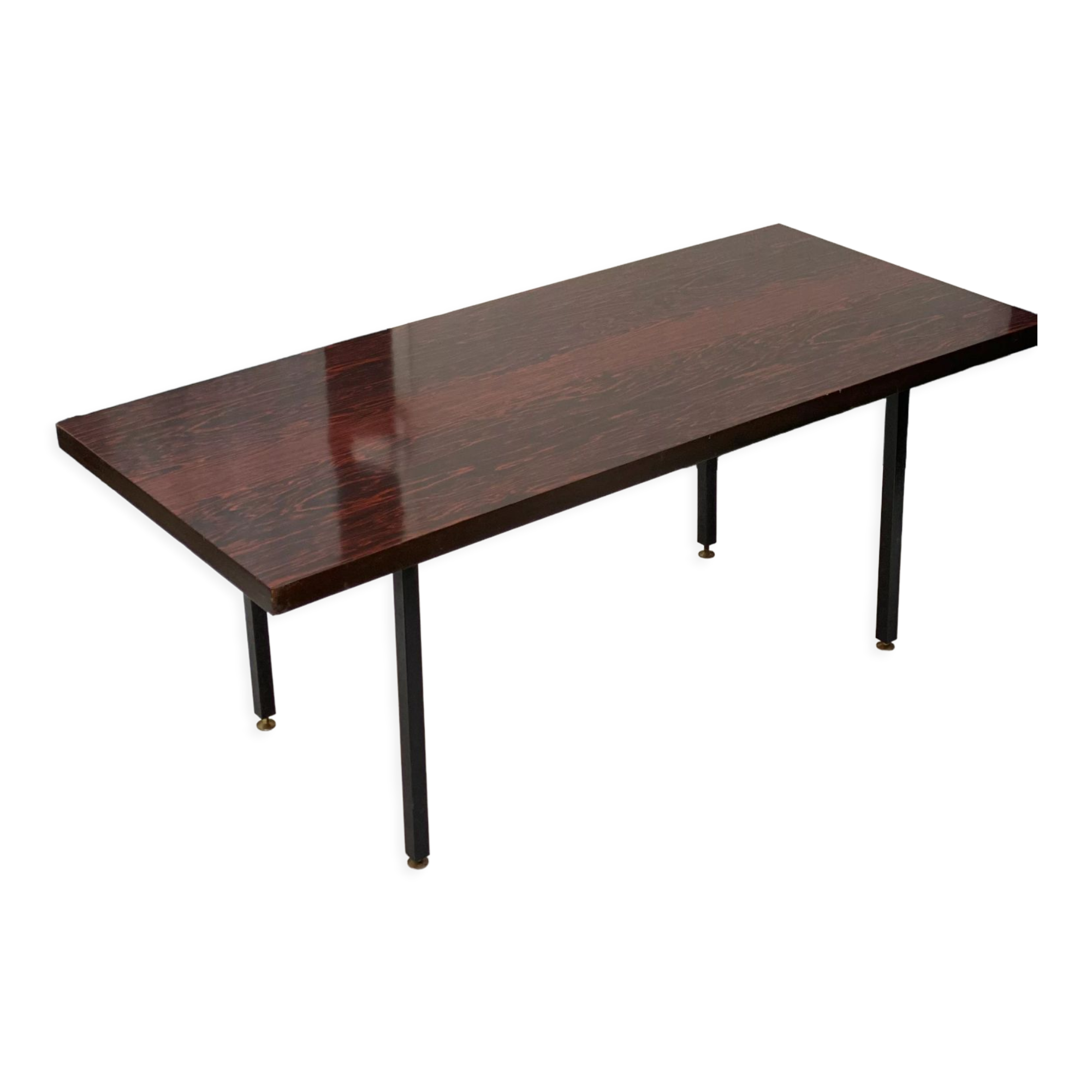 Large Rosewood Veneer Coffee Table