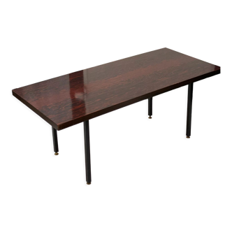 Table basse plaquée de palissandre