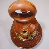 Glazed terracotta jug/Gargoyle/vintage