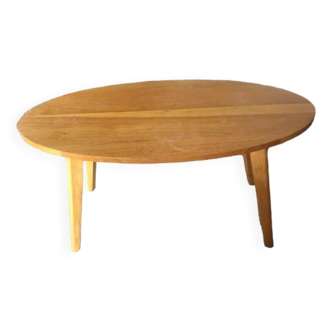 Table basse style scandinave en bois de hêtre