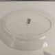 Plat ovale motifs fleurs St Amand Vintage