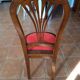 Vends 6chaises faisant partie d'une salle à manger complète en loupe d'orme
