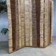 Vintage rope rattan room divider 'Nature'
