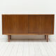 Buffet danois en noyer des années 1960 par Poul Hundevad