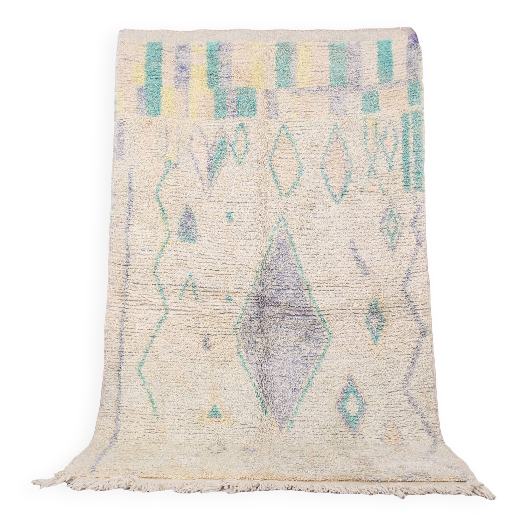 Vintage Boujaad Rug 162 x 271 cm - Berber Wool Rug - Handmade Moroccan rug