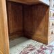 1950s oak veneer desk