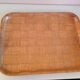 Top imitation braided wood / vintage 60s-70s