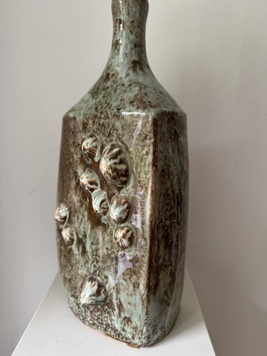 Danish studio ceramic lamp foot, 1960s