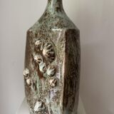 Danish studio ceramic lamp foot, 1960s