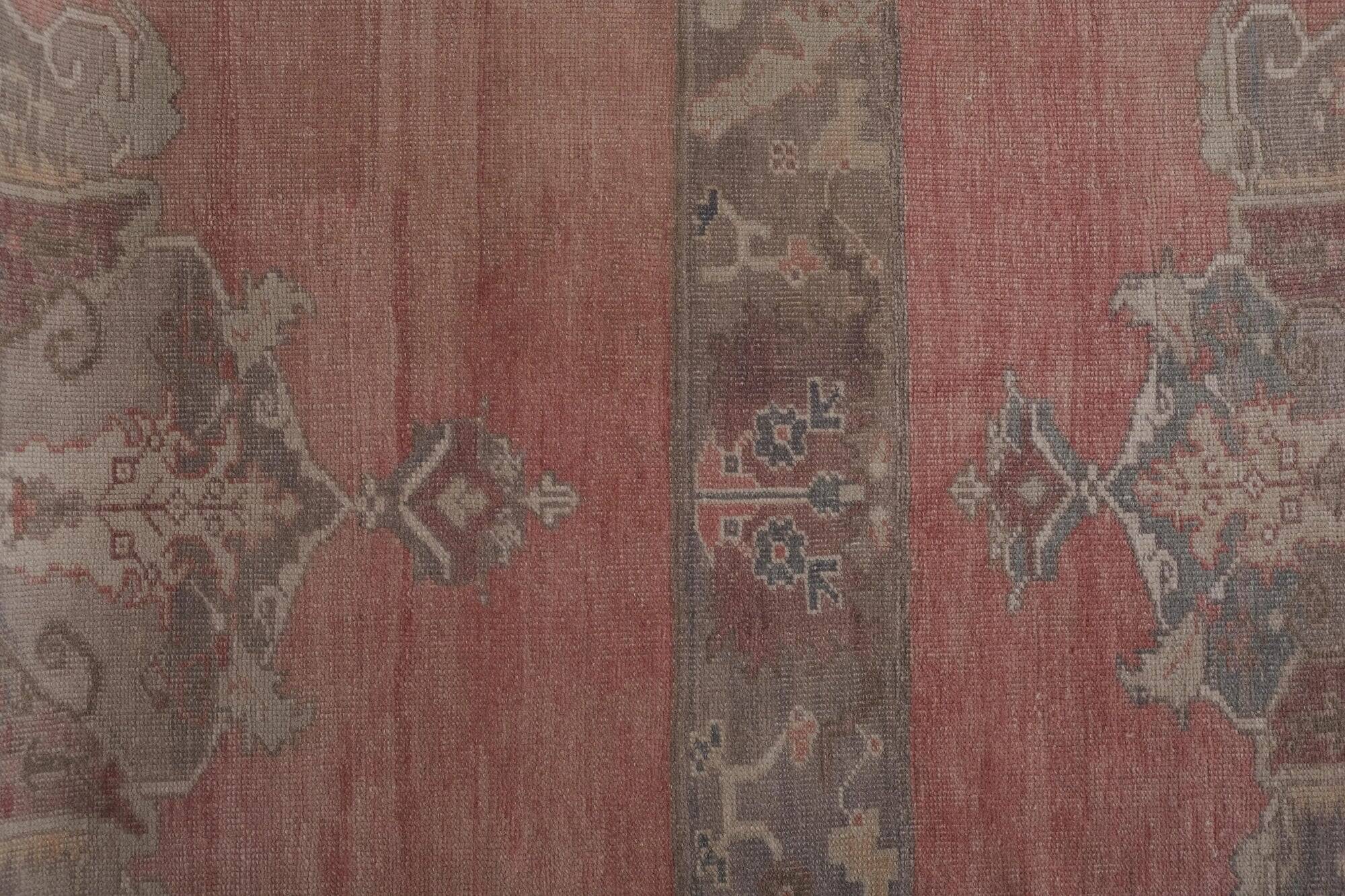 Vintage Turkish hallway rug 100x718 cm