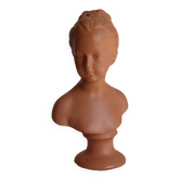 Petit buste Louise terre cuite