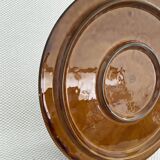 De Gien – Cheese plate “Straw Pattern”, France, 1950