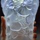 Vase floral Josef Inwald Verrerie Barolac En Verre Pressé Moulé Dépoli Art