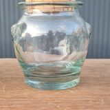 Set of 4 glass spice jars