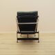 Leather chaise longue, LC4 style, 1980s, made in Italy