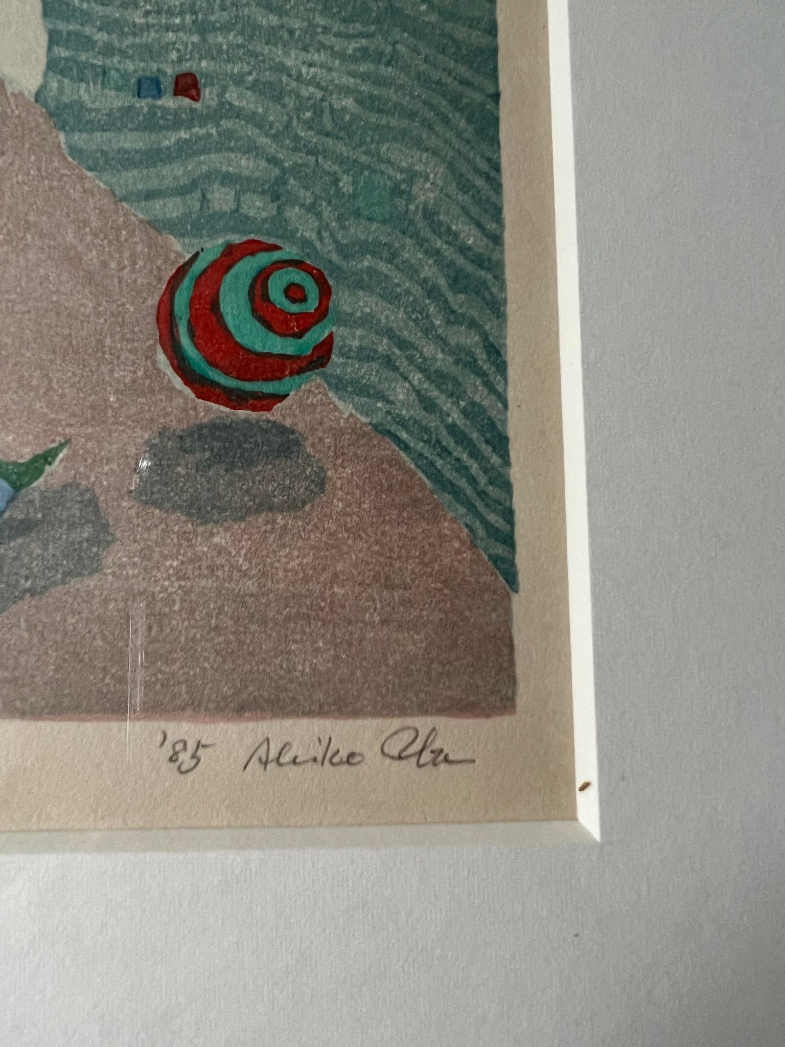 Original lithograph, signed year 1980