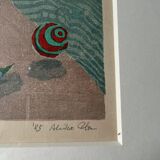 Lithographie originale, signée année 1980