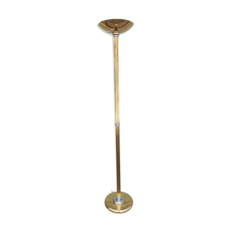 Floor lamp Relco Milano Italy 70s brass and chrome