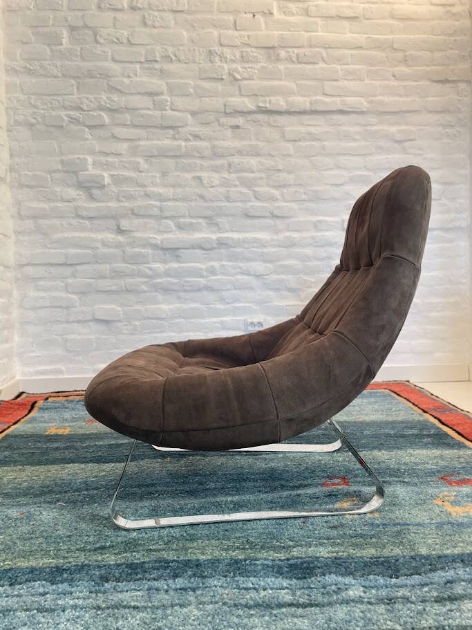 Chaise et ottoman Earth par Percival Lafer, années 1970, Brésil.