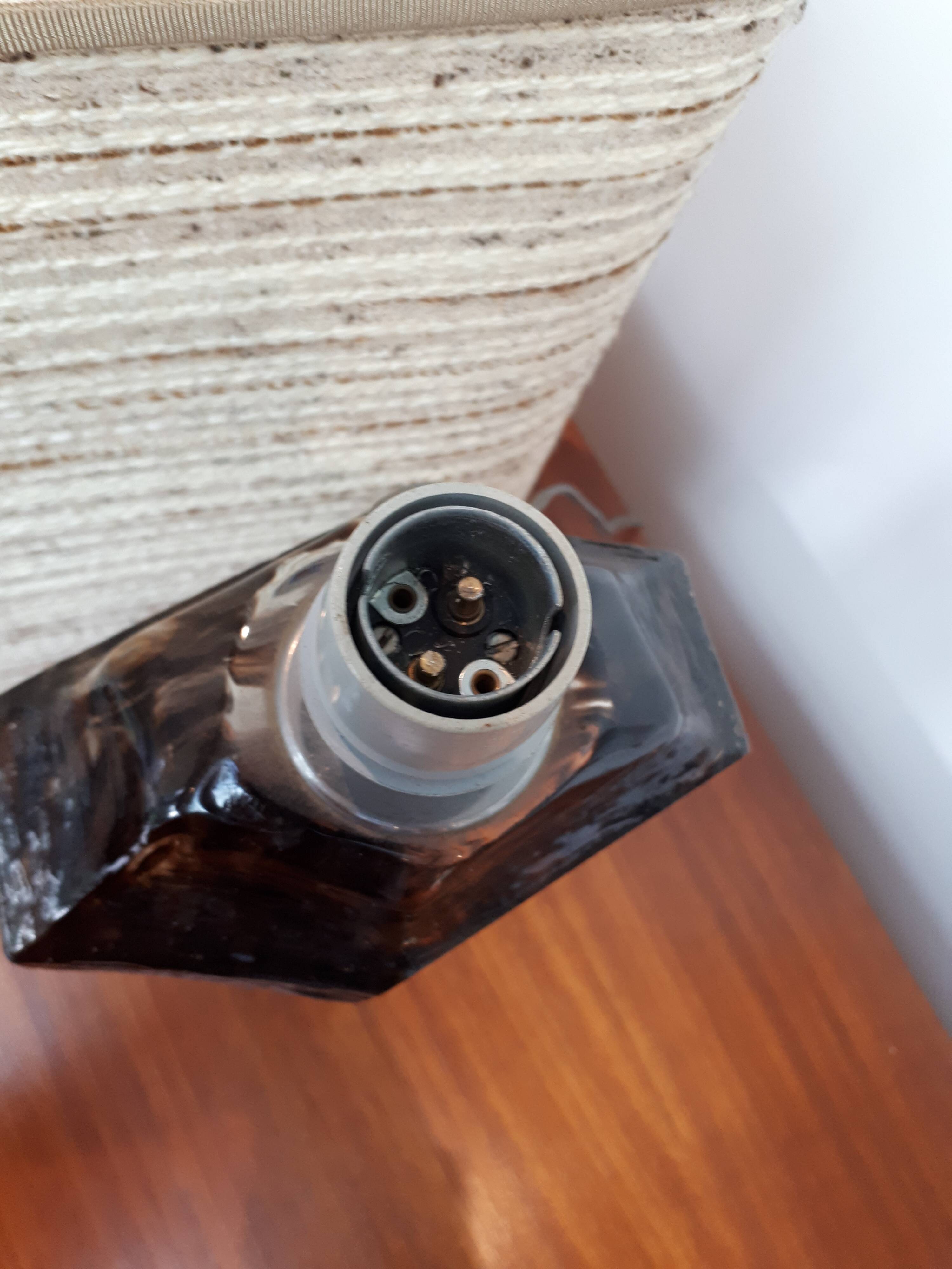 Brutalist lamp Argos by César Baldaccini for Daum