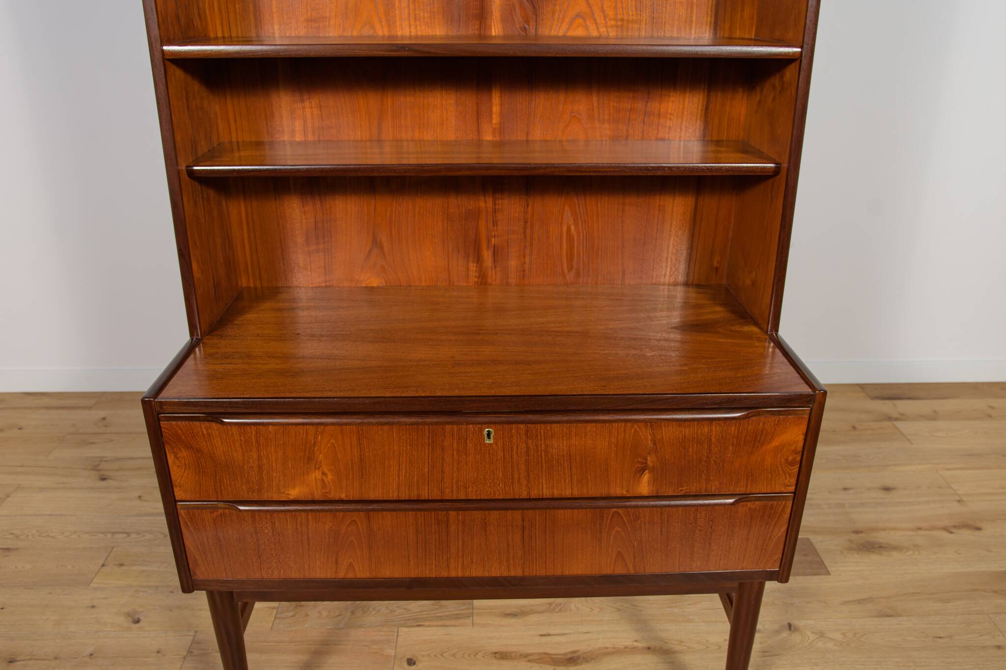 Mid-Century Teak Shelf, Denmark, 1970s