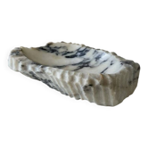 Ashtray/bowl made of raw hard stone and marble, Italy, 1950