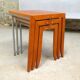 series of 3 nesting tables by Emmanuel Dietrich for Artelano, 1980