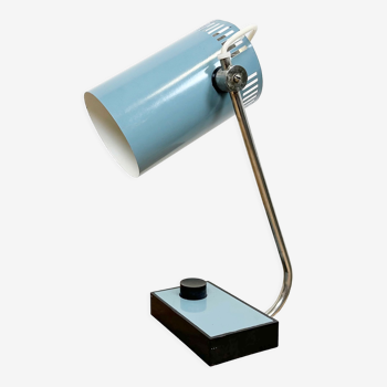 Vintage Blue Table Lamp, 1960s