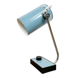 Lampe de table bleue vintage, années 1960