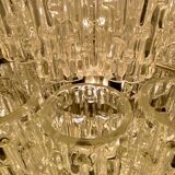 Vintage Murano chandelier, 38 cortex glasses, Italy 1960's