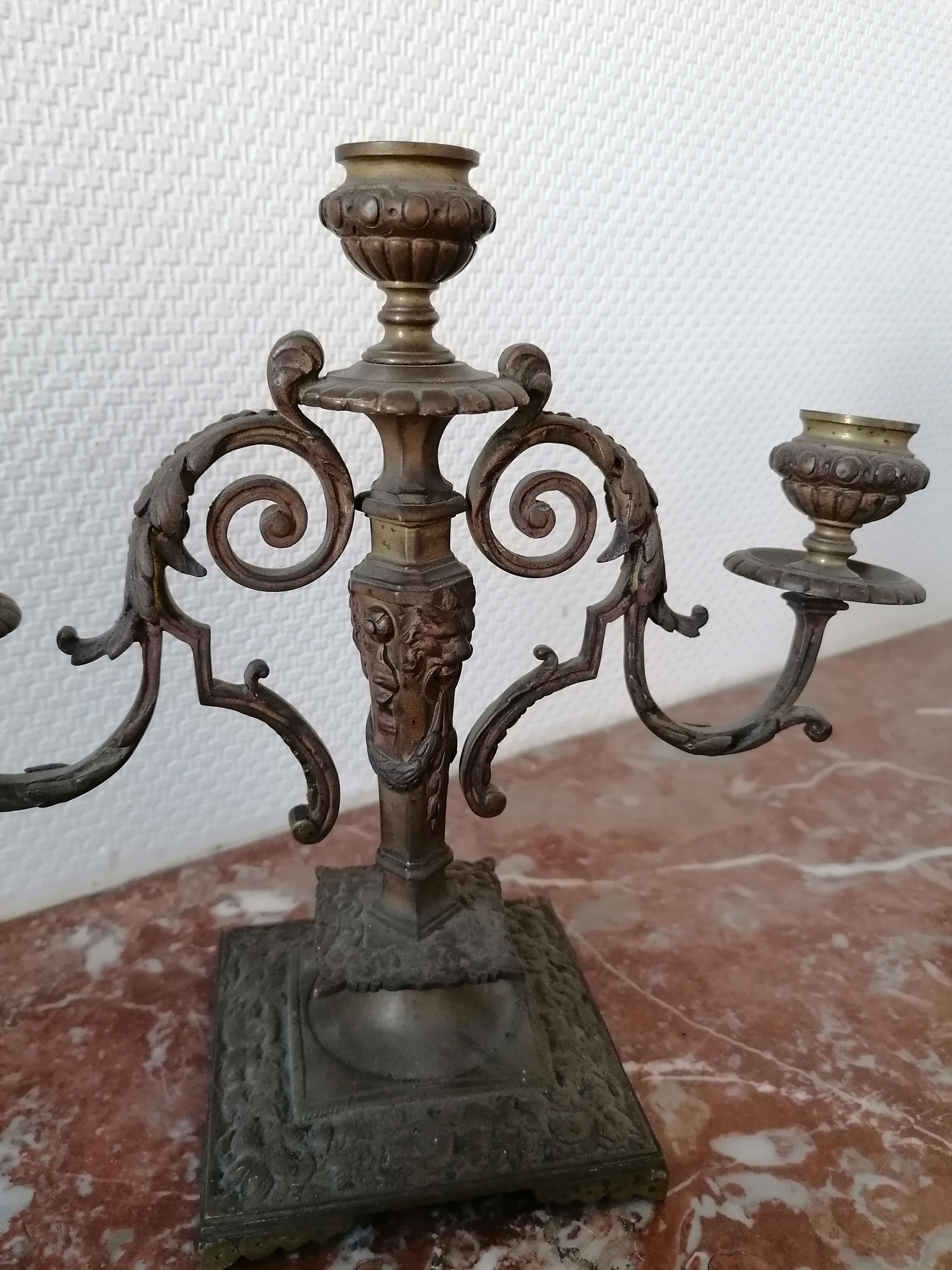 Napoleon III candlestick pair