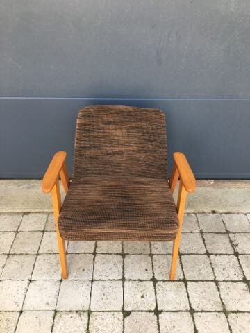 Pair of vintage Scandinavian armchairs from the 60s