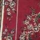 Persian oriental rug with medallion and floral pattern in red tones 225 x 165 cm