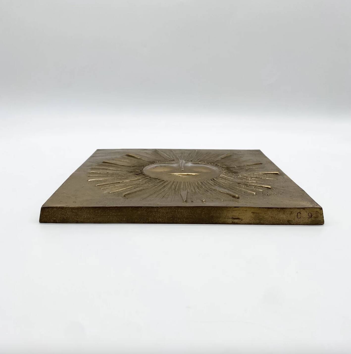 Bronze “Sun” by János Percz, 1977