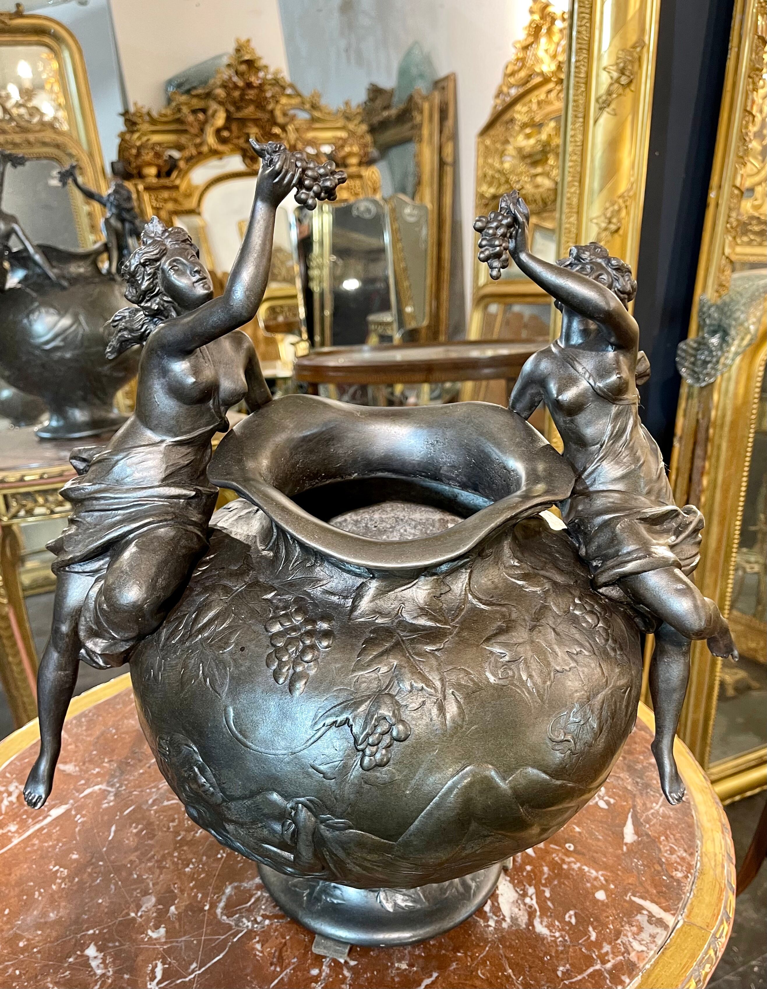 Art Nouveau period vase signed Charles POerron