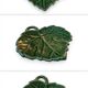 Vine leaf catch-all in Vallauris barbotine Lunetta.