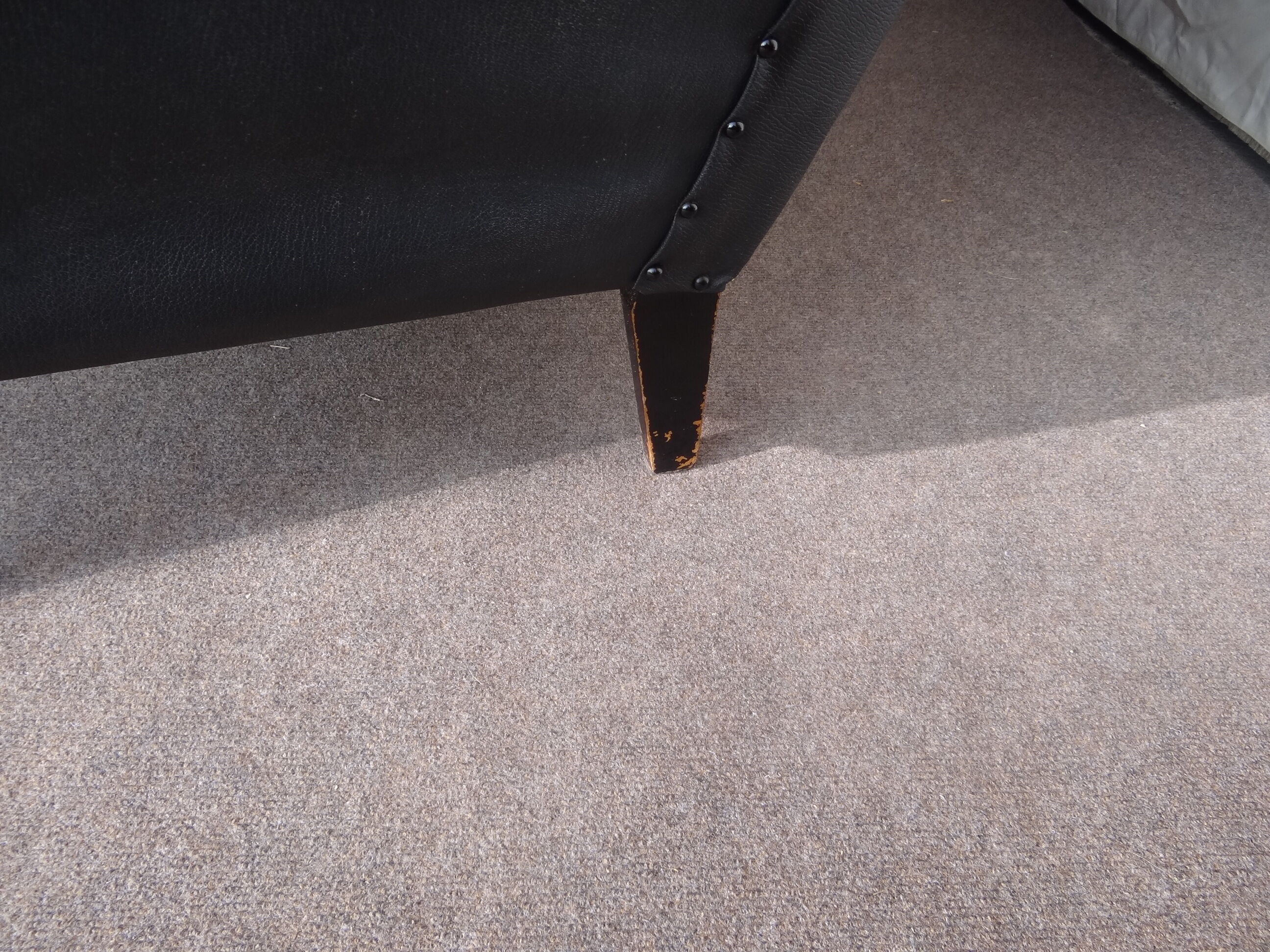 Vintage sofa fur and skai 50s