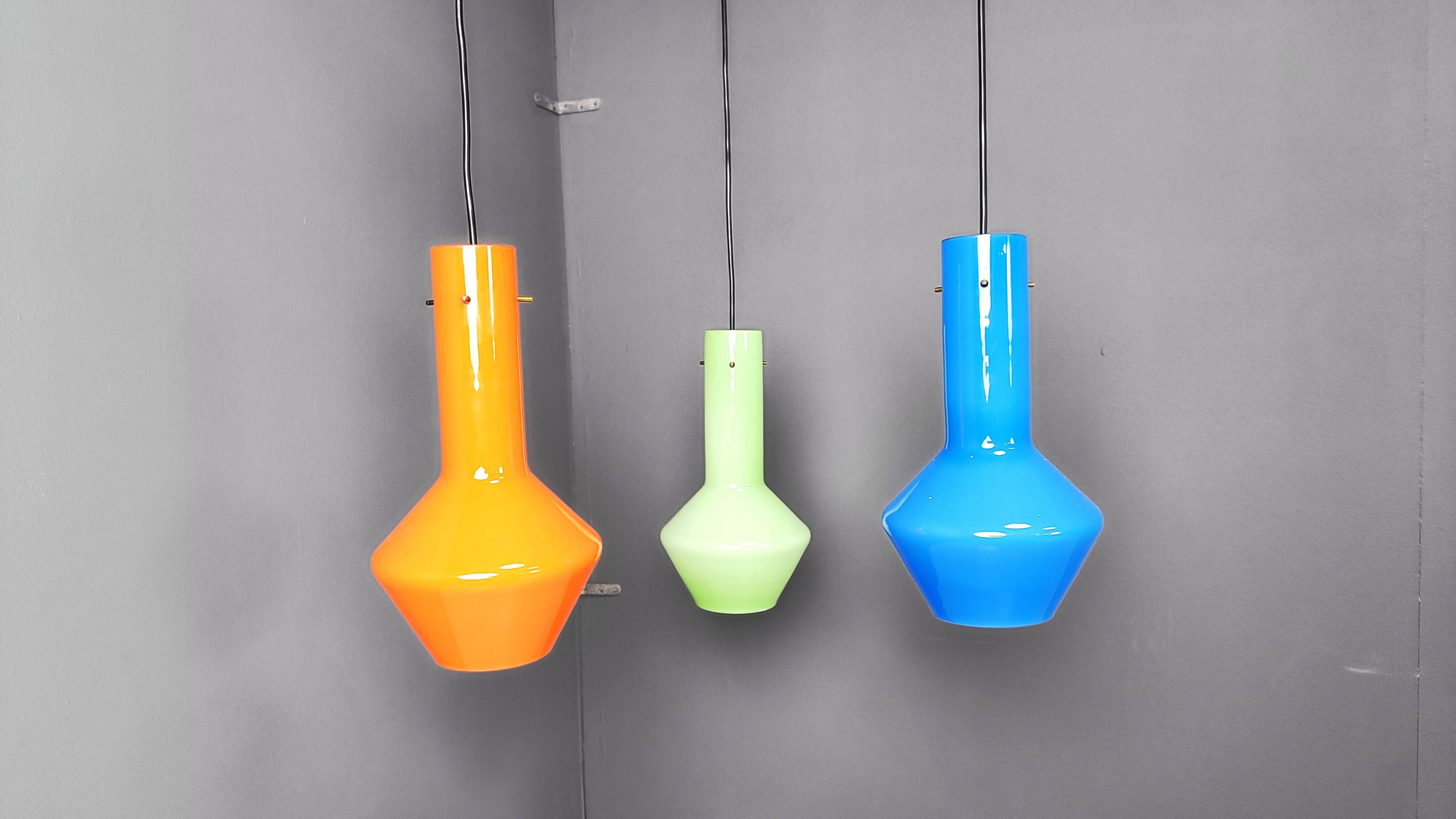 Vintage italian murano glass chandelier, 1960s