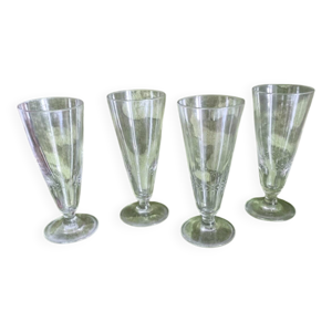 Lot de 4 Verres à absinthe