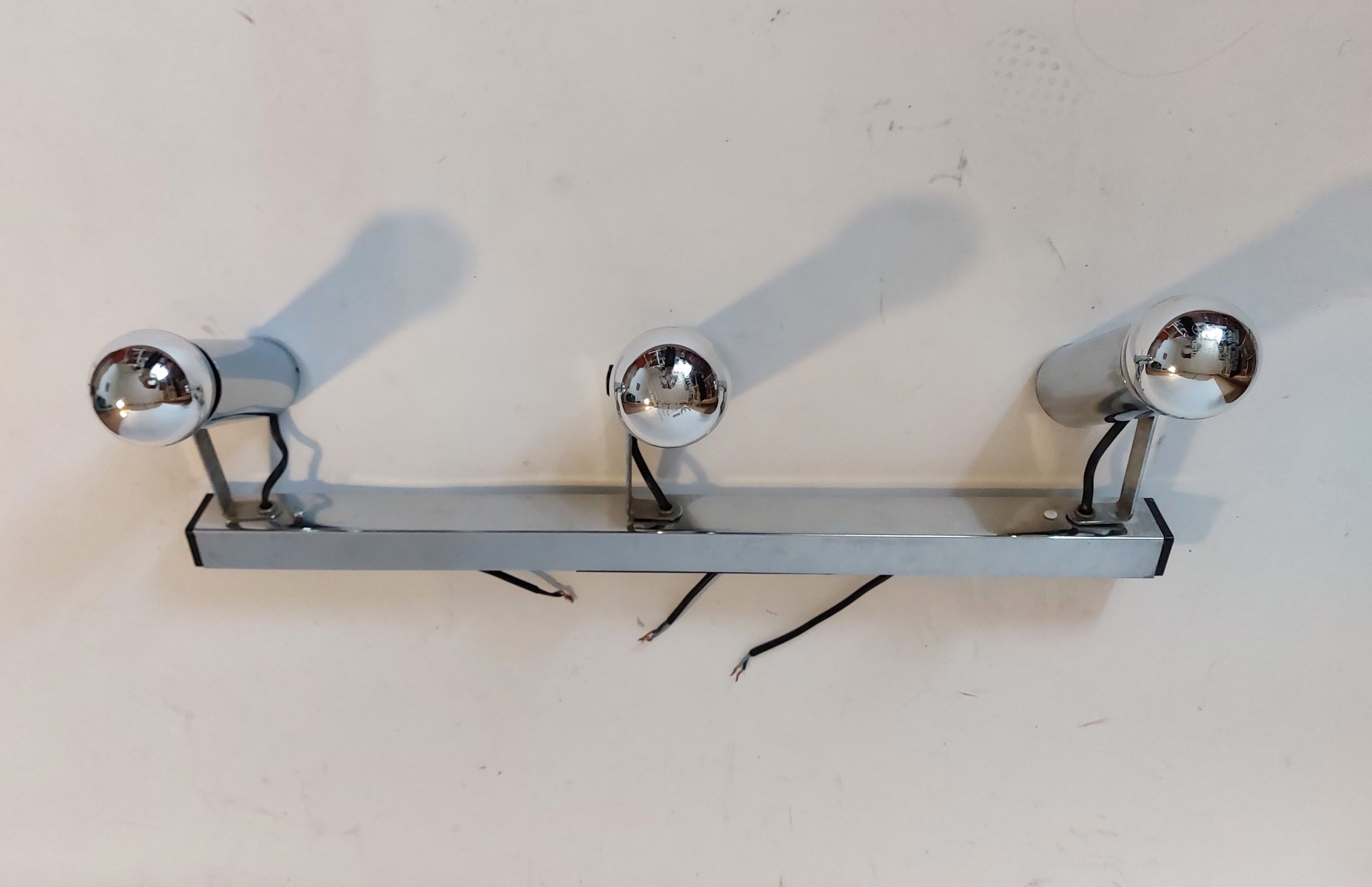 Applique 3 spots Targetti 1970