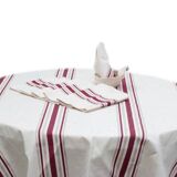 SOKOA Basque tablecloth set 3 m with 6 napkins