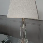 Vintage plexiglass lamp Le Dauphin