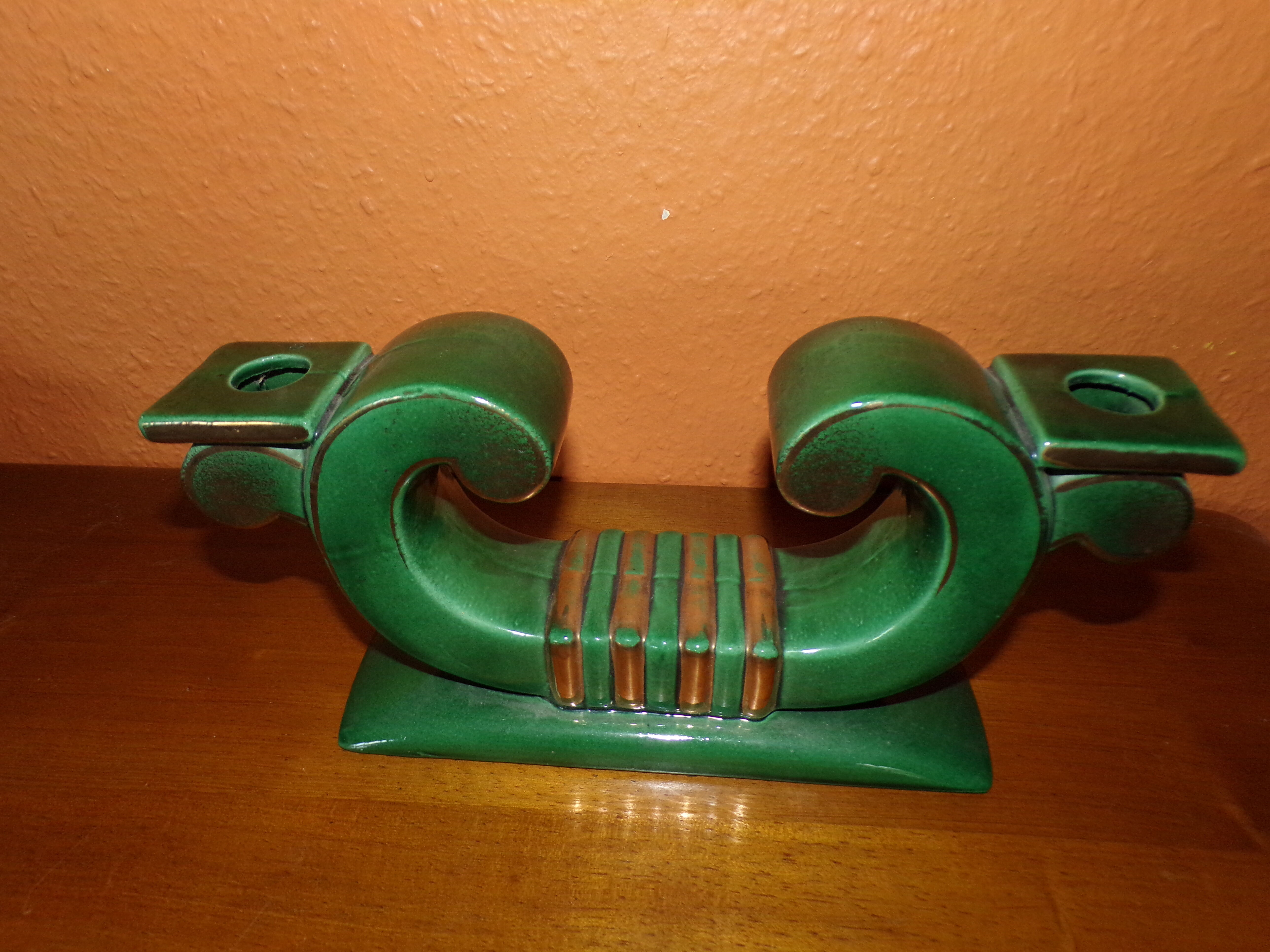 Art Deco candlestick